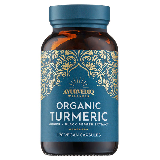 Organic Turmeric, Ginger & Black Pepper Extract Caps - 120's