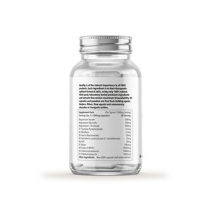 Magnesium & Methylated B Vitamin Complex Formula (90 Caps)