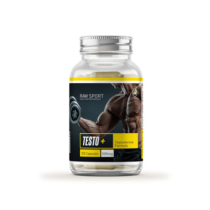 Raw Sport Testo+  Testosterone formula (90 Caps)