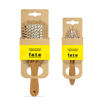 Bamboo & Natural Rubber Hairbrush